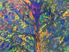 acrylic painting Selfportrait as a Tree