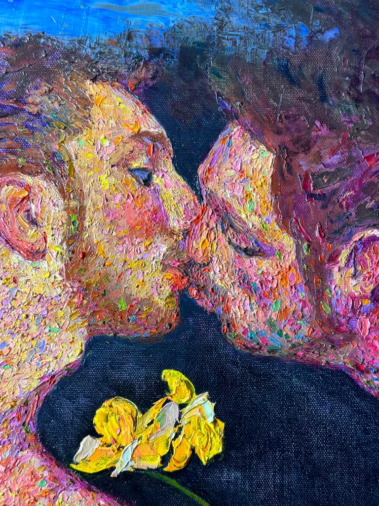 Kiss. Close up detail 4