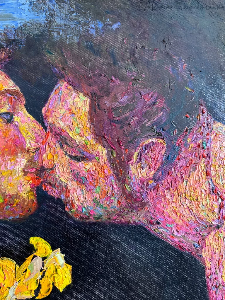 Kiss. Close up detail 5