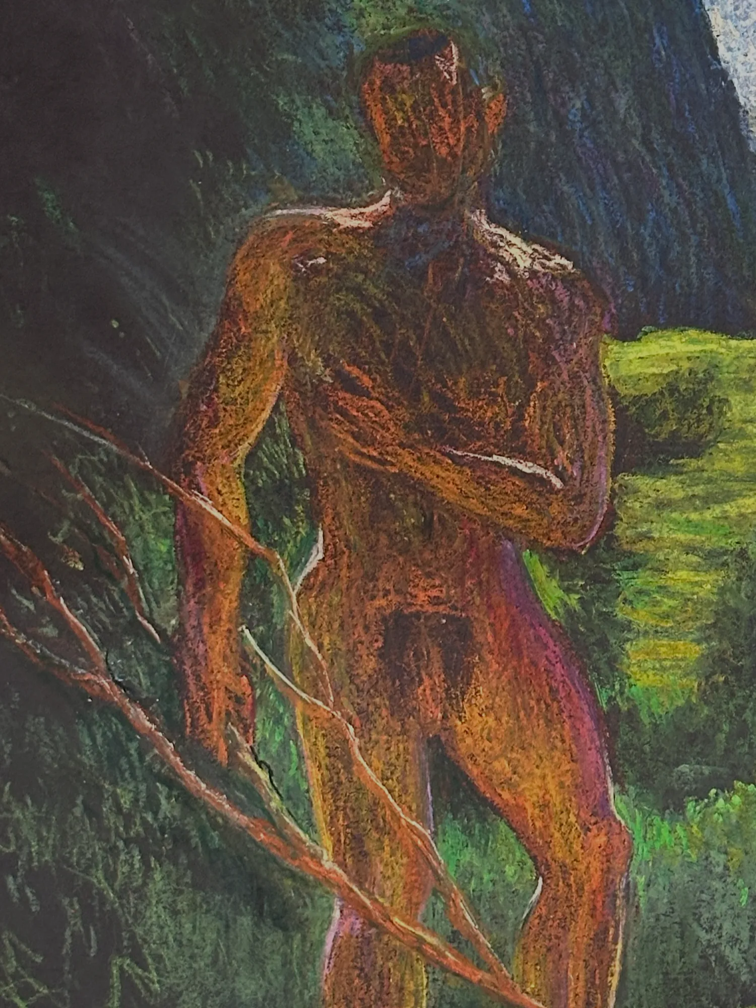 Seeking Woods To Make Fire, (detail), 2025.